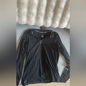 Nike Black Long Sleeve Performance Tee